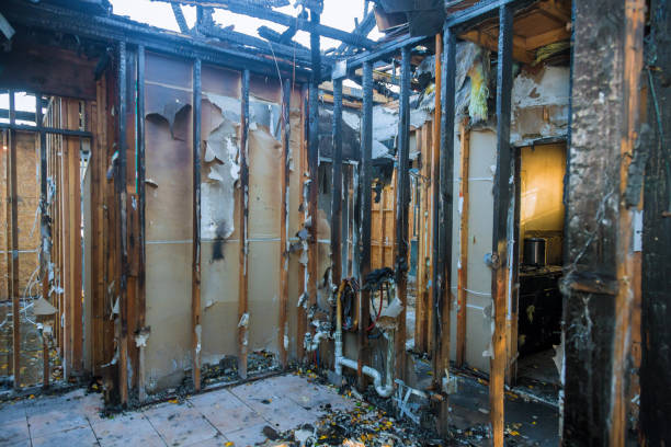 Professional Fire Damage Removal technician working in Drexel Hill, PA